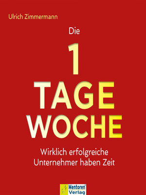 cover image of Die 1-Tage-Woche